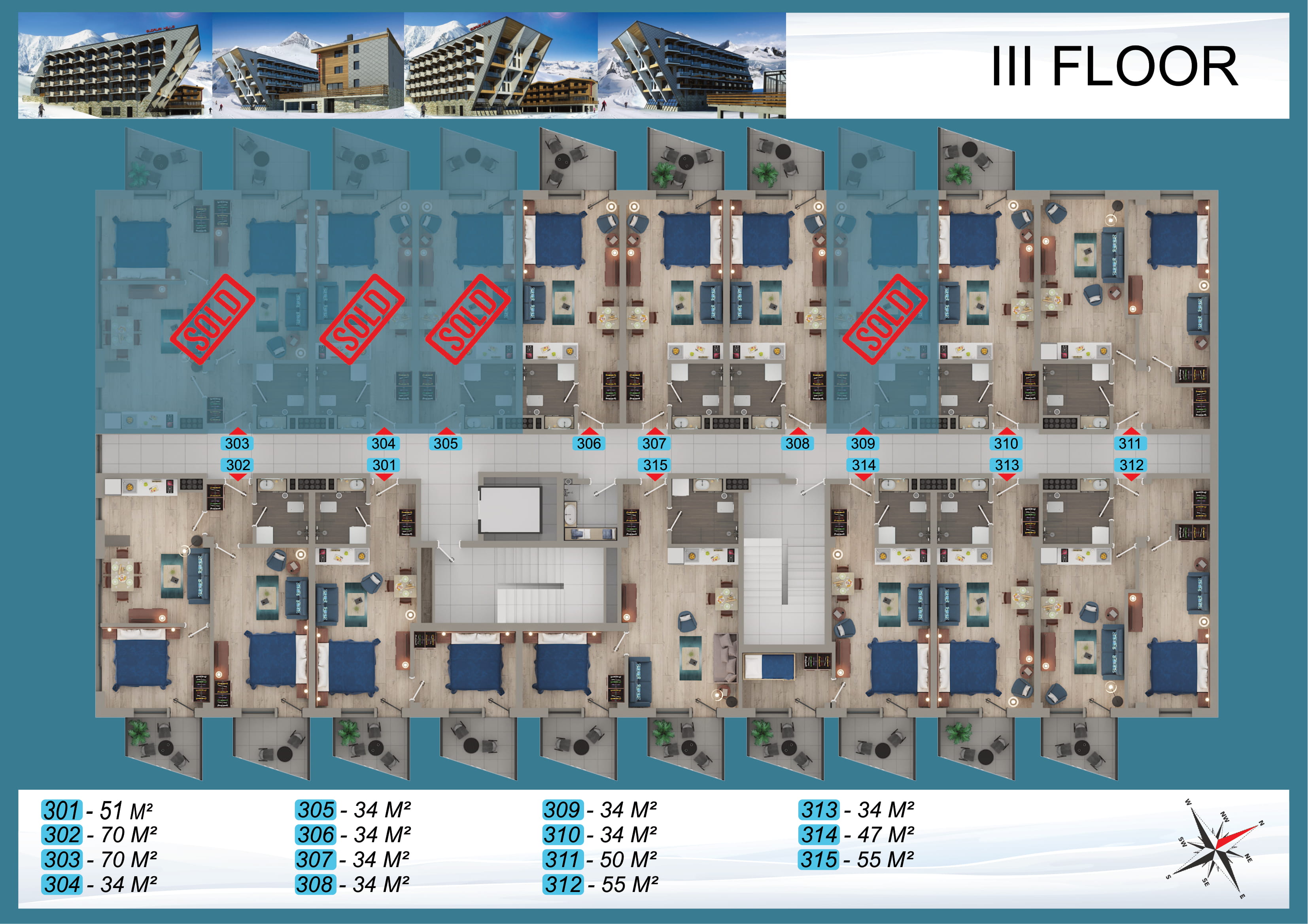 3rd Floor Gudauri Hills